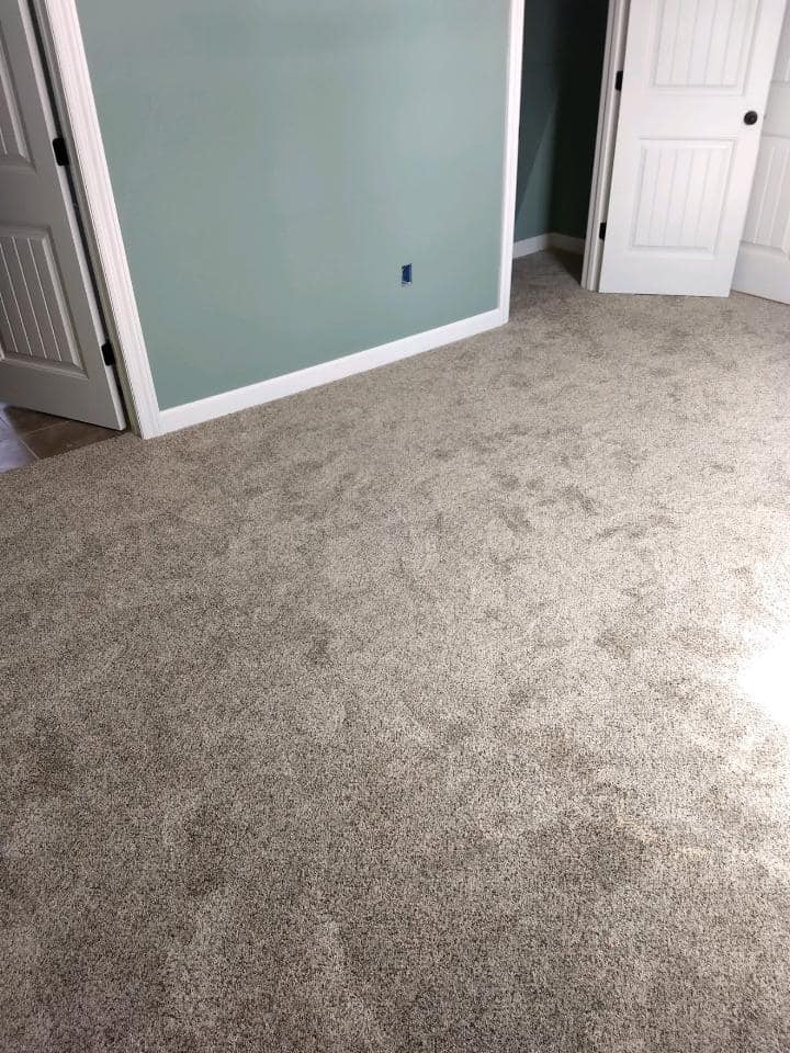 carpet A grey color flooring works on new home